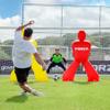 FORZA Giant Inflatable Soccer Dummy | Free Kick Defender Wall 77in Air Mannequin for Goalkeeper Practice Heavy-Duty PVC Design for All-Weather Use (Without Pump, Red, with Carry Bag) view 4