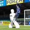 FORZA Giant Inflatable Soccer Dummy | Free Kick Defender Wall  77in Air Mannequin for Goalkeeper Practice  Heavy-Duty PVC Design for All-Weather Use (with Pump, Electric Blue, Without Carry Bag) view 4