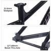 BSFHQS 27.5er 29er XC/AM Hardtail Mountain Bikes Frame,Max 2.35" Tire Aluminum Alloy Rigid Frame Disc Brake Racing Frame,Thru Axle 12x148mm Boost(White,S-27.5") view 4