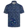 Funny Golf Polo Shirts Happy New Year Quick-Dry Polo Shirts Happy New Year Short Sleeve Golf Shirts Hawaiian Polo Shirts view 1