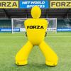 FORZA Giant Inflatable Soccer Dummy | Free Kick Defender Wall  77in Air Mannequin for Goalkeeper Practice  Heavy-Duty PVC Design for All-Weather Use (Without Pump, Yellow, with Carry Bag) view 1