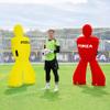 FORZA Giant Inflatable Soccer Dummy | Free Kick Defender Wall  77in Air Mannequin for Goalkeeper Practice  Heavy-Duty PVC Design for All-Weather Use (Without Pump, Yellow, with Carry Bag) view 4