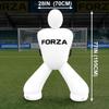 FORZA Giant Inflatable Soccer Dummy | Free Kick Defender Wall  77in Air Mannequin for Goalkeeper Practice  Heavy-Duty PVC Design for All-Weather Use (Without Pump, Electric Blue, with Carry Bag) view 2
