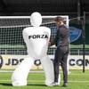 FORZA Giant Inflatable Soccer Dummy | Free Kick Defender Wall  77in Air Mannequin for Goalkeeper Practice  Heavy-Duty PVC Design for All-Weather Use (Without Pump, Electric Blue, with Carry Bag) view 3