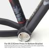 BSFHQS 29er XC Mountain Bikes Cross-Country Frame 15.3" 17.3" 19.3" Aluminum Alloy Dirt Jump Competition Hardtail Frame Disc Brake Thru Axle Frame 12x142mm, Internal Routing(Silver,29" L) view 4