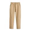 Boys Pull on Stretch Skinny Chino Pants Dress Pants School Performance Pants Toddler Boys Back to (Khaki, 3-4 Years) view 1