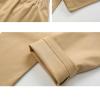 Boys Pull on Stretch Skinny Chino Pants Dress Pants School Performance Pants Toddler Boys Back to (Khaki, 3-4 Years) view 4