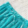 Toddler Girls Flowy Wide Leg Pants High Waist Palazzo Pants Loose Trousers Casual Baby Pants Girls (Blue, 2-3 Years) view 3