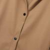 Casual Single Breasted Hooded Jacket for Autumn,Womens Casual Solid Color Coat Jackets Single-Breasted Mid Length (Brown,M) view 4