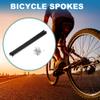 A ABSOPRO Bike Bicycle Spokes 14G 290MM Mountain Bike Spokes Steel Black 36Pcs view 2
