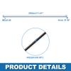 A ABSOPRO Bike Bicycle Spokes 14G 290MM Mountain Bike Spokes Steel Black 36Pcs view 3