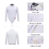 WRYSQBHJYB 450N Fencing Uniform 3-Piece Set - Fencing Gear, Fencing Jacket for Foil Epee Saber Right Hand Fencer Athlet(40#) view 4