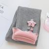 Baby Girls Fleece Lined Pants Knitted Leggings Toddler Girls Warm Winter Cute Stretchy Slim Pants (Grey, 12-18 Months) view 2
