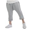 Toddler Boy Girl Cotton Linen Casual Harem Pants Basic Plain Soft Pant Baby Spring Fall Bloomers (Grey, 4-5 Years) view 1