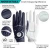 FINGER TEN Golf Gloves Men Left Hand Right Leather with Ball Marker Color Pack Golf Gloves Stretcher Holder Hanger Keeper Dryer Shaper Tool view 2