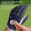 FINGER TEN Golf Gloves Men Left Hand Right Leather with Ball Marker Color Pack Golf Gloves Stretcher Holder Hanger Keeper Dryer Shaper Tool view 3