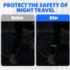 AOZUO 4pcs High Reflective Cycling Trousers Clips, Safety Bicycle Elastic Ankle Bands Pant Leg Cuff Wrap Clip Reflective Gear Accessories for Riding Fishing Outdoor Recreation(Fluorescent Green) view 4