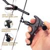 sntxmy Bow Release for Compound Bow 360 Rotatable Thumb Release for Compound Bow Archery Trigger Release (Black) view 3