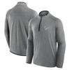 Fanatics Unisex Charcoal Houston Texans Front Office Performance Primary Quarter-Zip Jacket view 1