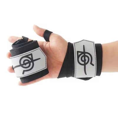 CROWN Anime Wrist Wraps Lifting Straps for Men and Women - 1 Pair Each, Gym Accessories Support Weightlifting, Powerlifting, Strength Training, and Improve Workout (C7)