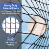 AOLIGEIJS 6'X6' Baseball Softball Practice Net,Pitching Net,Batting Net,with Bonus Strike Zone,Target and Bow Frame,for Hitting,Pitching,Catching view 3