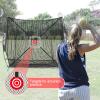 AOLIGEIJS 6'X6' Baseball Softball Practice Net,Pitching Net,Batting Net,with Bonus Strike Zone,Target and Bow Frame,for Hitting,Pitching,Catching view 4