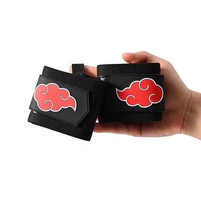 CROWN Anime Wrist Wraps Lifting Straps for Men and Women - 1 Pair Each, Gym Accessories Support Weightlifting, Powerlifting, Strength Training, and Improve Workout (C4)