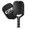 CPX MAX Black Raw Carbon Fiber T700 Pickleball Elongated Paddle Racket - Professional Grade, 14mm Core Thickness, Comfortable Tennis Style Grip - Durable Designed in Chicago, USA view 1