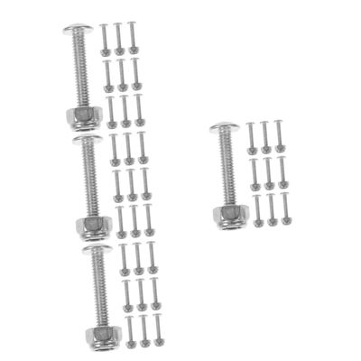 WOONEKY 4sets Foosball Table Accessories Replacement Screws Nuts Fixing Hardware for Foosball Machines 10pcs*4