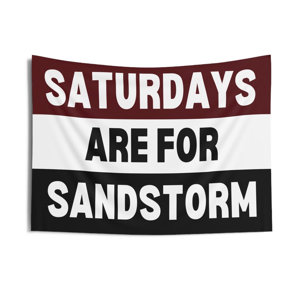 South Carolina Wall Flag, Sandstorm Wall Art, Football Care Package, College Wall Tapestry