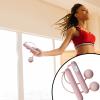 Cordless Skipping Ropes with Counter, Digital Wireless Skipping Rope, Adjustable Length Nonslip Skipping Ropes for Adults, Led Display Countdown Cordless Ball Rope, for Women & Men Workout view 3