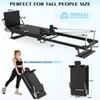 91.3" Pilates Reformer Foldable, TYRSEN Adjustable Pilates Machine, Springs and Cords Dual Resistance Customizable, Longer Smooth Rail, Jump Board, Full-Body Workout Equipment Home Use, Up to 400 lbs view 2