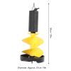 Garosa Electric Ice Auger 8-Inch Diameter 20-Inch Length Ice Drill Bit for Thin Ice Fishing Aluminum Alloy Carbide Tipped Winter Ice Breaking Tool view 3