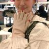 Zksbdxz Gloves,Japanese Women Funny Pattern Embroidery Gloves Winter Warm Thicken Faux Wool Cycling Driving Solid Color Mittens view 2