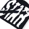 2THESTARS Y2K Beanie for Men Women Knitted Hat Winter Cap Star Design Warm Casual Skullies Cold Weather Knit Outdoor - Black view 2