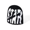 2THESTARS Y2K Beanie for Men Women Knitted Hat Winter Cap Star Design Warm Casual Skullies Cold Weather Knit Outdoor - Black view 3