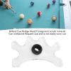 banapoy Pool Billiard Cue Bridge Head, Slip On Moosehead Bridge Portable Billiard Bridge Head, Acrylic Pool Stick Holder for Billiard Pool Cue Stick (Crown Stand) view 2