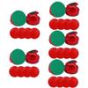 Alasum 5sets Ice Hockey Pusher Paddles Felt Pucks Replacement Accessories for Indoor Game Tables for Game and Family Fun