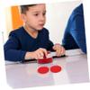 Alasum 5sets Ice Hockey Pusher Paddles Felt Pucks Replacement Accessories for Indoor Game Tables for Game and Family Fun view 2