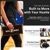 Portable Basketball & Volleyball Sticky Mat by Sola Athletics Foldable, Reusable, Non-Slip Traction Board for Court Shoe Grip  Perfect for Hardwood & Gym Floors 60 Sticky Sheets view 3