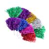 WHAMVOX 9pcs Cheerleading Pom Poms Bow Portable Reusable Props for Sports Dance Team Spirit view 1