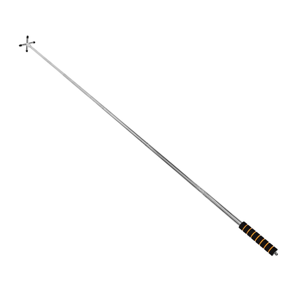 WESIEVYA Pool Bridge Stick Retractable Billiard Cue Holder with Removable Head for -angle Shots Durable Stainless Steel Portable Design for Billiards and Snooker Games