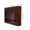 ROMISBABA Retro Jewelry Storage Box with Clear Lid Compact Display Case for Rocks Crystals and Jewelry Collection for Home Decor and Travel view 2