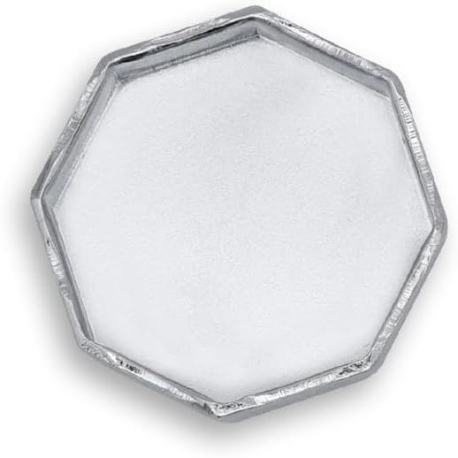 Cru5h Billiards Metal Holder (Large Octagon) Compatible with Predator Pure Chalk - Billiard Chalk Holder use with Magnetic Clip, Pool Accessories