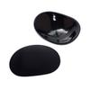 COSMEVIVI 1pair Detachable Shoulder Pads Self-adhesive Black Shoulder Enhancer for Women view 2