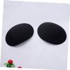 COSMEVIVI 1pair Detachable Shoulder Pads Self-adhesive Black Shoulder Enhancer for Women view 4