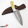DREVNI STEEL Hunting Knife Bone Handle view 2