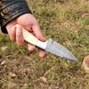 DREVNI STEEL Hunting Knife Bone Handle view 3