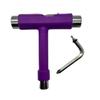 GHOST BOARDS Skate Tool All-In-One - Multi-Function Roller Skate Tool With T-Handle, Allen Key & Screwdriver for Easy Adjustments - Skate Key Fits Any Pocket- Skates Tools Youll Always Carry - Purple view 2