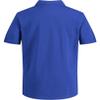 Calvin Klein Boys' Short Sleeve Micro Pique Solid Polo, Button Closure, Soft & Comfortable, Surf The Web, 8 view 2